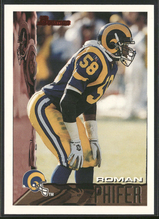 Roman Phifer 1995 Bowman #64 St. Louis Rams