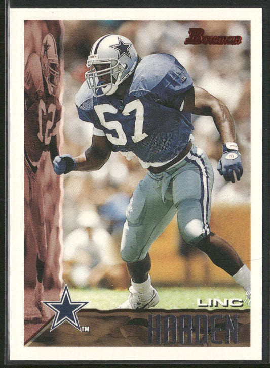Linc Harden 1995 Bowman #259 RC Dallas Cowboys