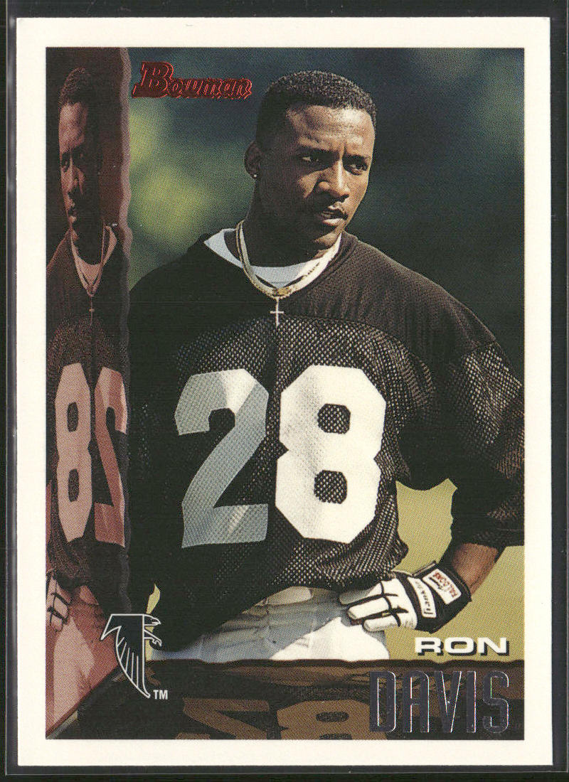 Ron Davis 1995 Bowman #151 RC Atlanta Falcons