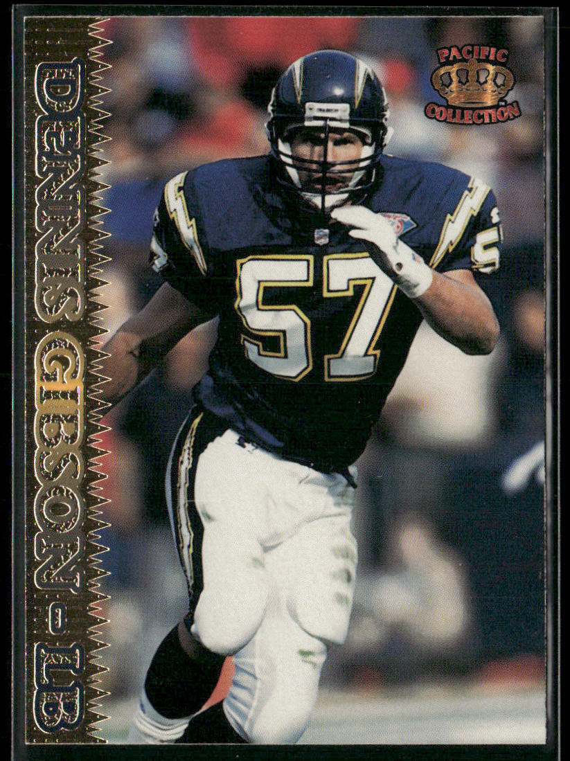 Dennis Gibson 1995 Pacific #72 San Diego Chargers