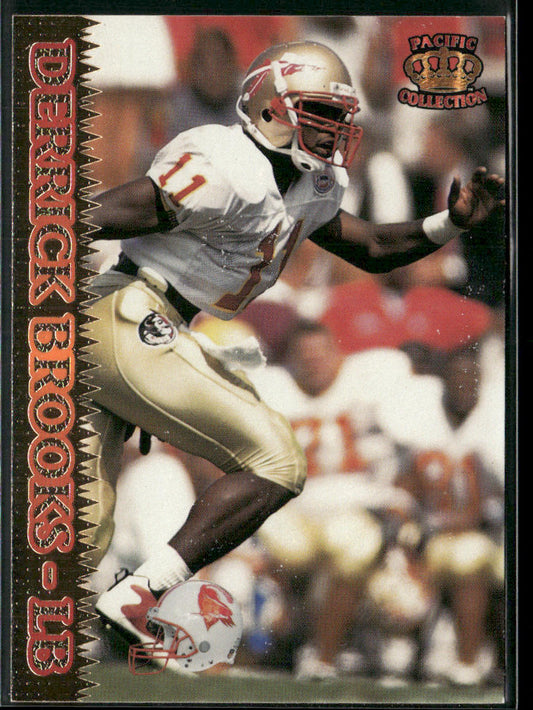 Derrick Brooks 1995 Pacific #355 RC Tampa Bay Buccaneers