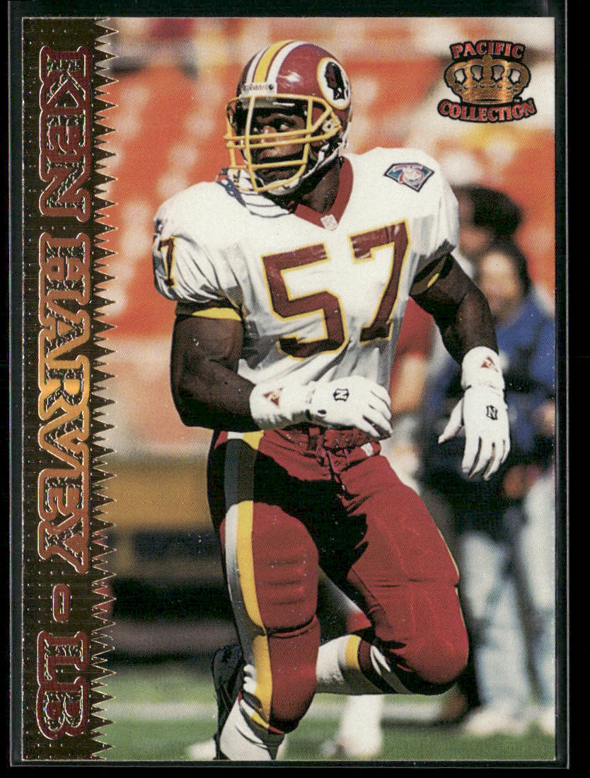 Ken Harvey 1995 Pacific #409 Washington Redskins
