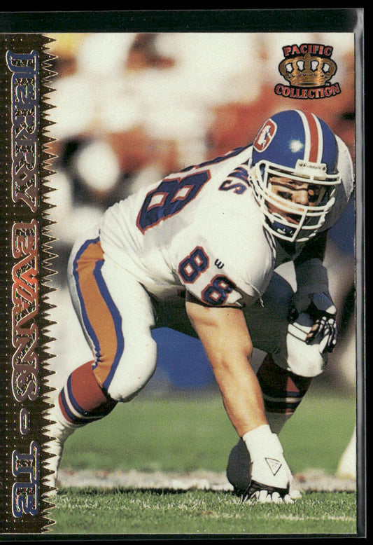 Jerry Evans 1995 Pacific #287 RC Denver Broncos