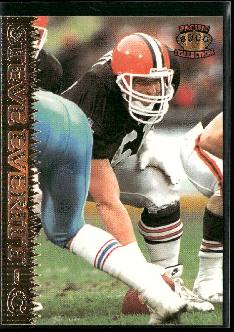 Steve Everitt 1995 Pacific Blue #89 Cleveland Browns