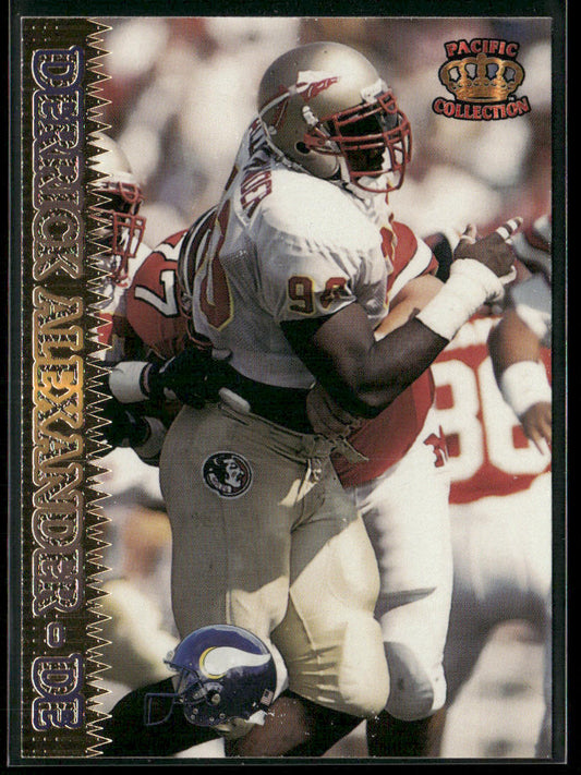 Derrick Alexander 1995 Pacific #129 RC Minnesota Vikings