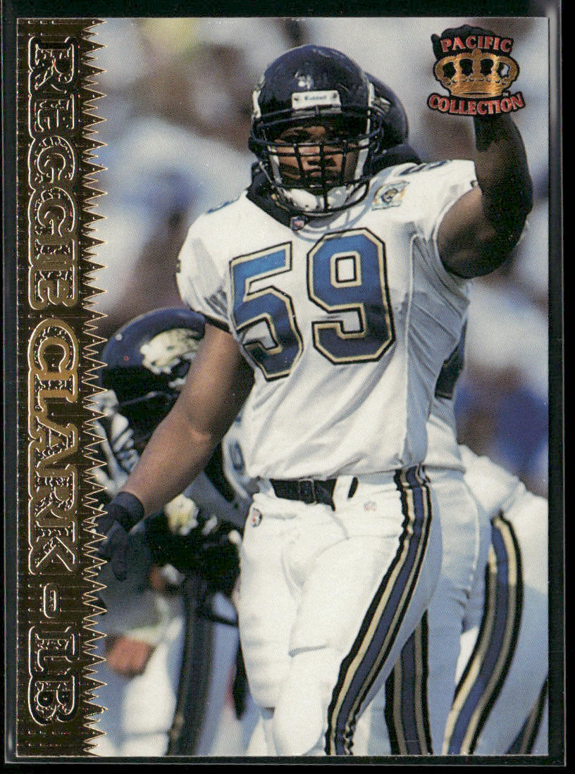 Reggie Clark 1995 Pacific #13 RC Jacksonville Jaguars
