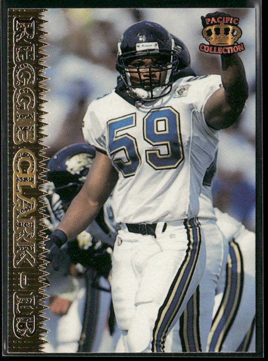 Reggie Clark 1995 Pacific #13 RC Jacksonville Jaguars