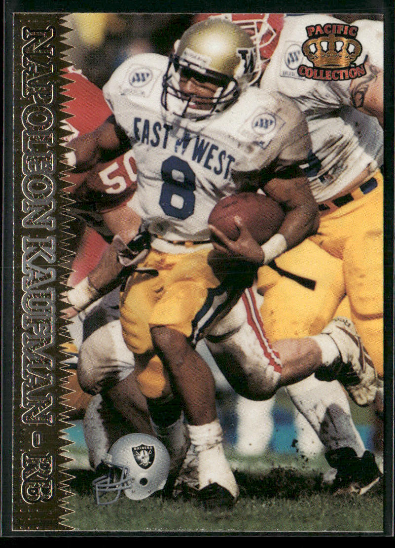 Napoleon Kaufman 1995 Pacific #205 RC Oakland Raiders front