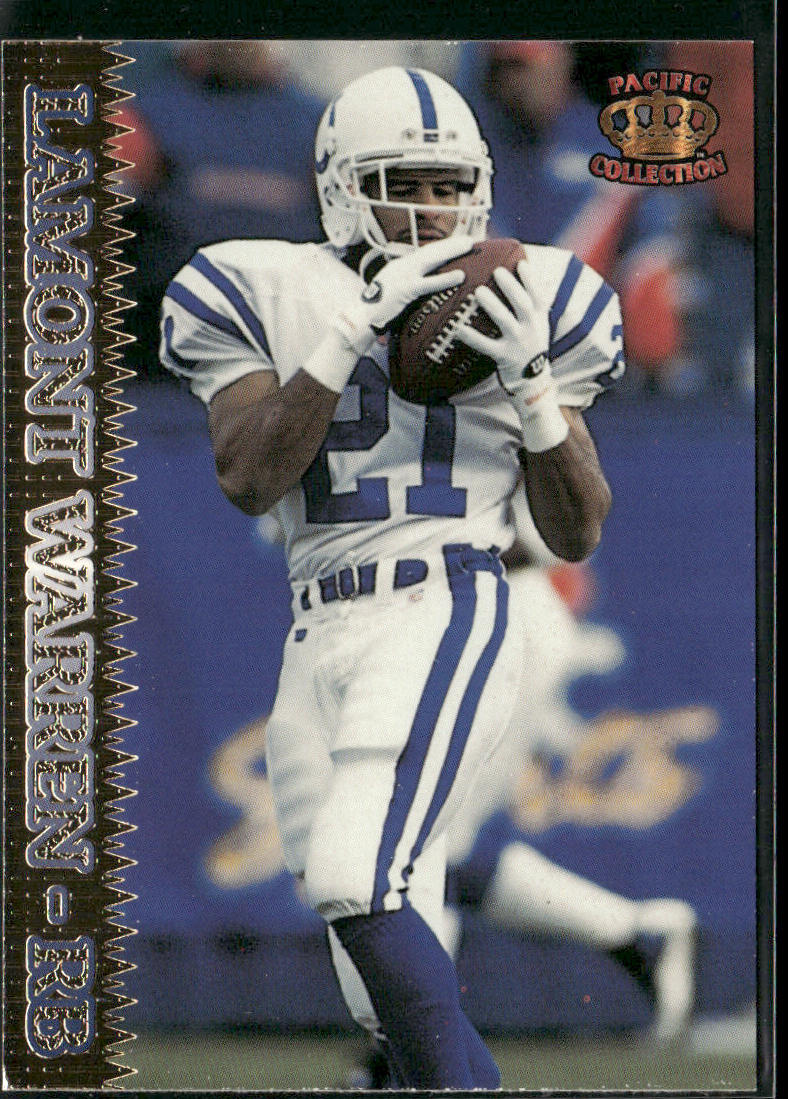Lamont Warren 1995 Pacific #248 Indianapolis Colts