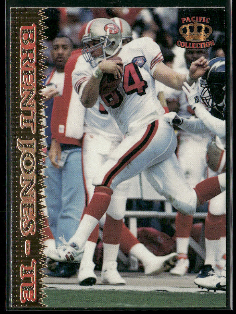 Brent Jones 1995 Pacific #24 San Francisco 49ers front