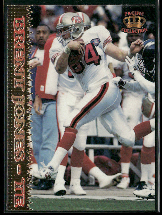 Brent Jones 1995 Pacific #24 San Francisco 49ers front