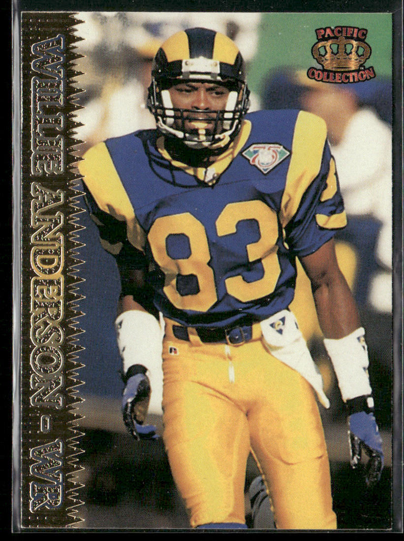 Willie Anderson 1995 Pacific #387 St. Louis Rams