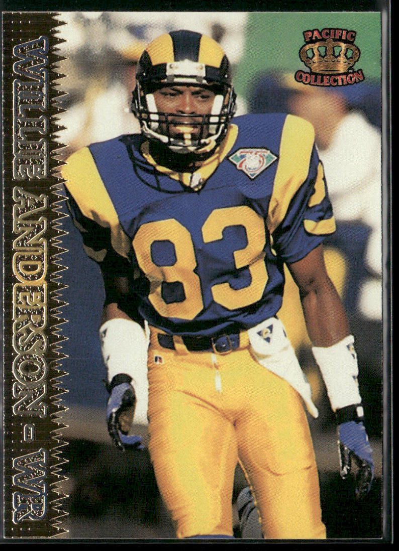 Willie Anderson 1995 Pacific #387 St. Louis Rams front
