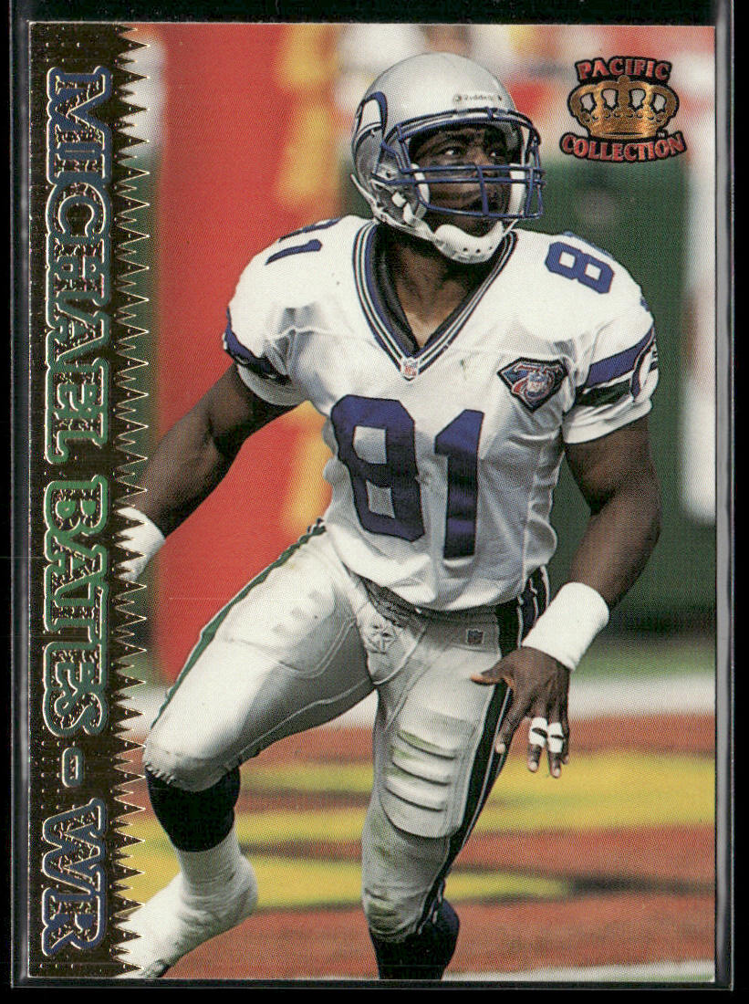 Michael Bates 1995 Pacific #358 Seattle Seahawks front