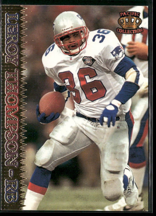 Leroy Thompson 1995 Pacific #145 New England Patriots front