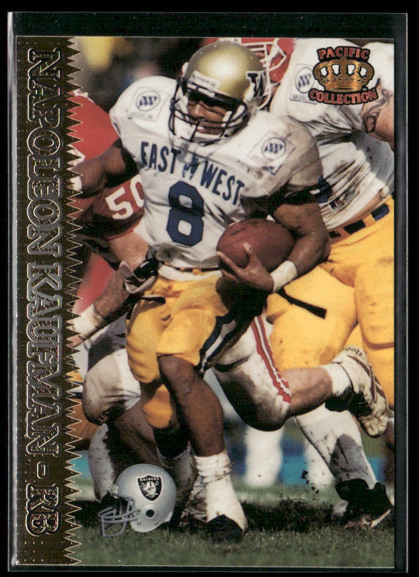 Napoleon Kaufman 1995 Pacific #205 RC Oakland Raiders front
