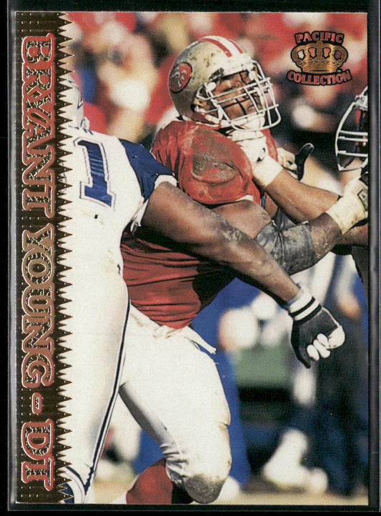 Bryant Young 1995 Pacific #34 San Francisco 49ers front