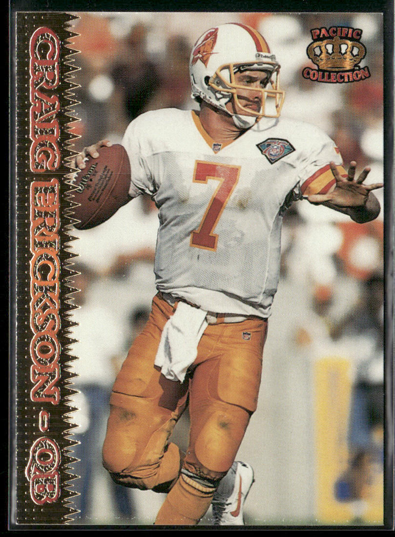 Craig Erickson 1995 Pacific #345 Tampa Bay Buccaneers front