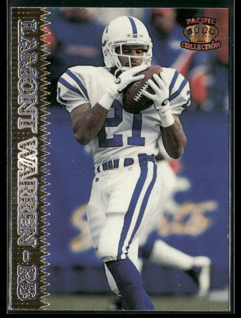 Lamont Warren 1995 Pacific #248 Indianapolis Colts front