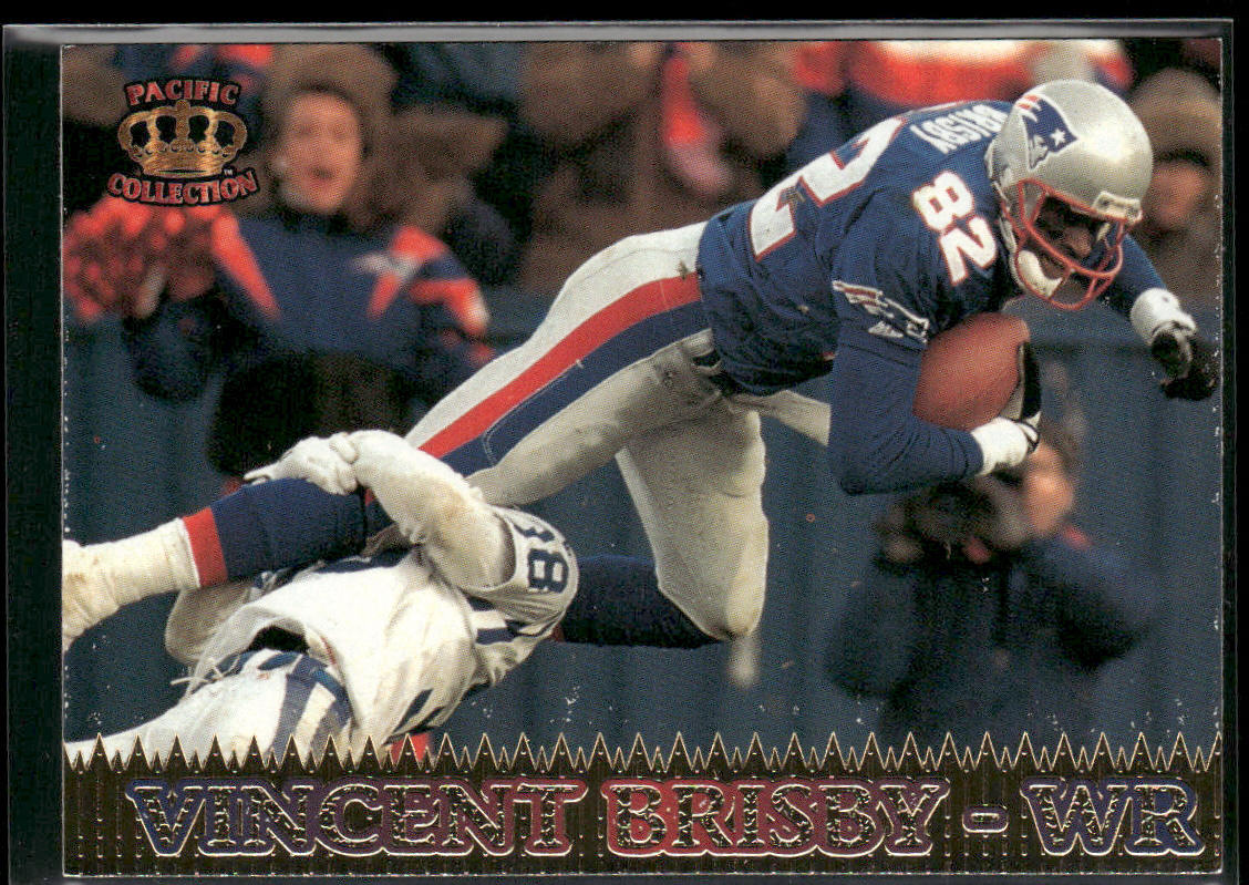 Vincent Brisby 1995 Pacific #134 New England Patriots