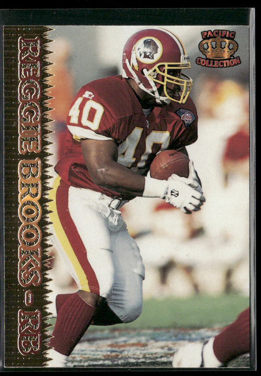 Reggie Brooks 1995 Pacific #402 Washington Redskins