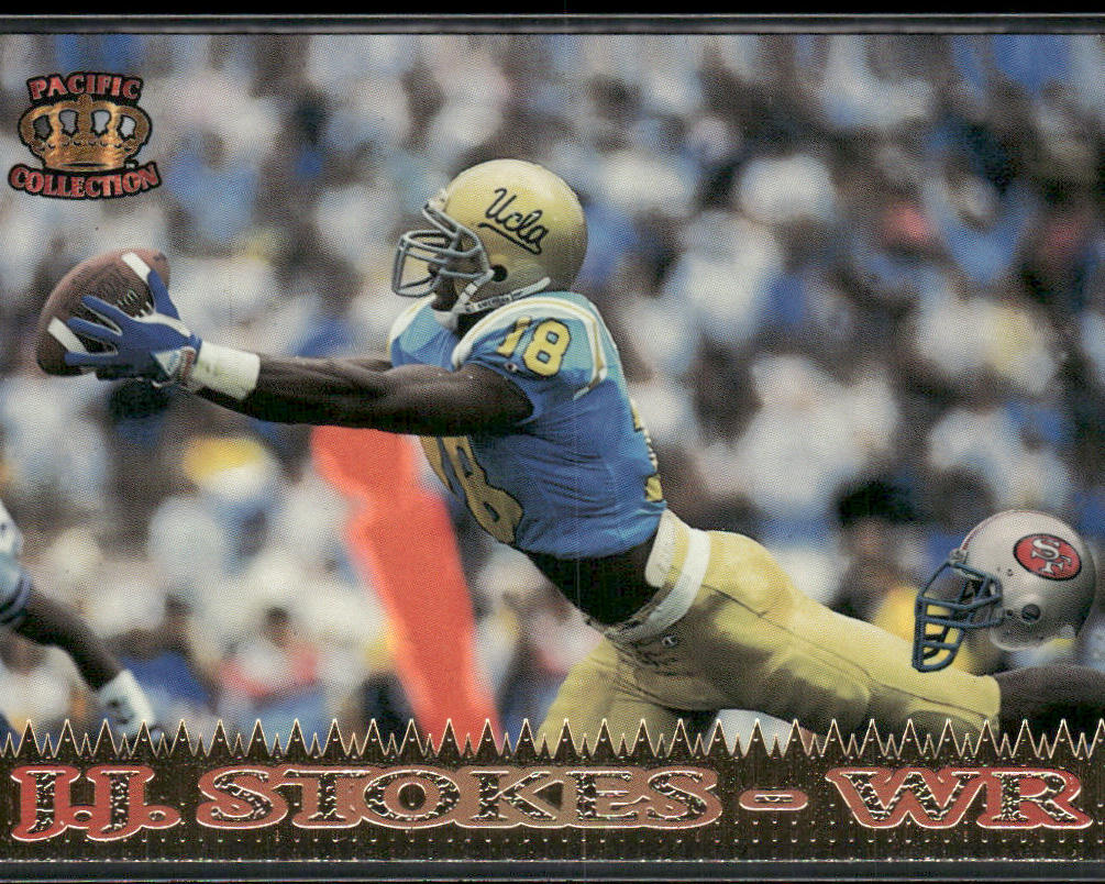J.J. Stokes 1995 Pacific #36 RC San Francisco 49ers