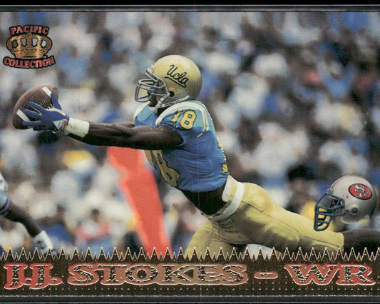 J.J. Stokes 1995 Pacific #36 RC San Francisco 49ers