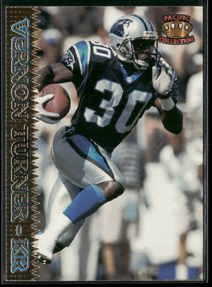 Vernon Turner 1995 Pacific #8 Carolina Panthers