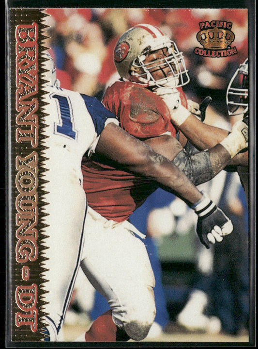 Bryant Young 1995 Pacific #34 San Francisco 49ers front