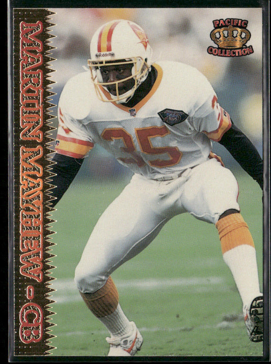 Martin Mayhew 1995 Pacific #349 Tampa Bay Buccaneers front
