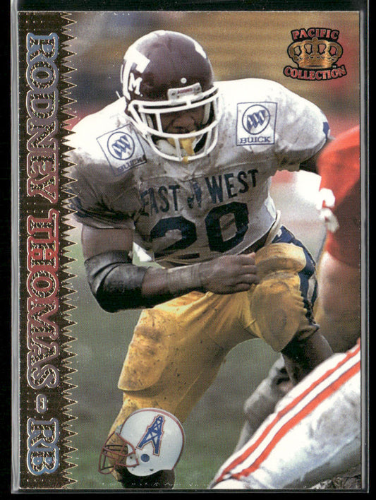 Rodney Thomas 1995 Pacific Blue #450 RC Houston Oilers