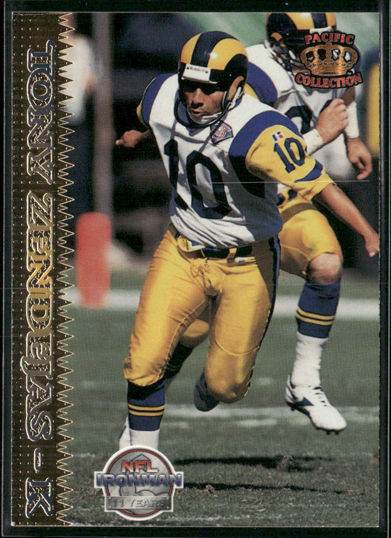 Tony Zendejas 1995 Pacific #400 St. Louis Rams