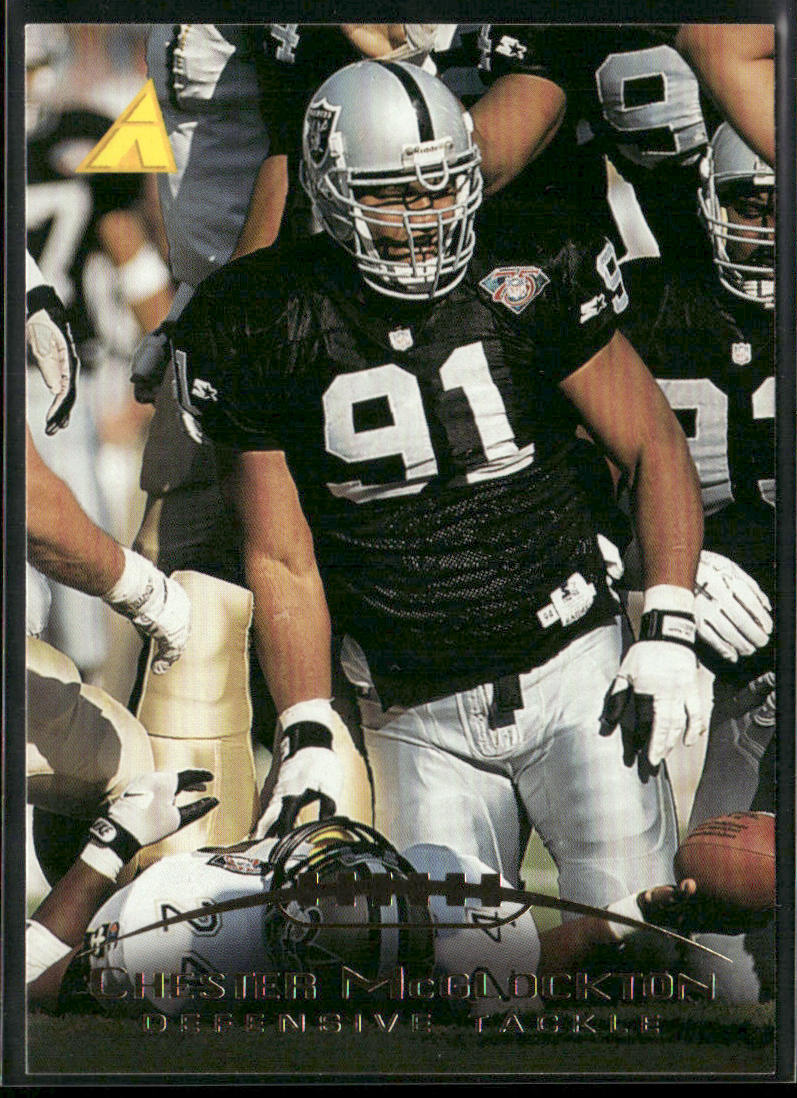 Chester McGlockton 1995 Pinnacle #111 Oakland Raiders