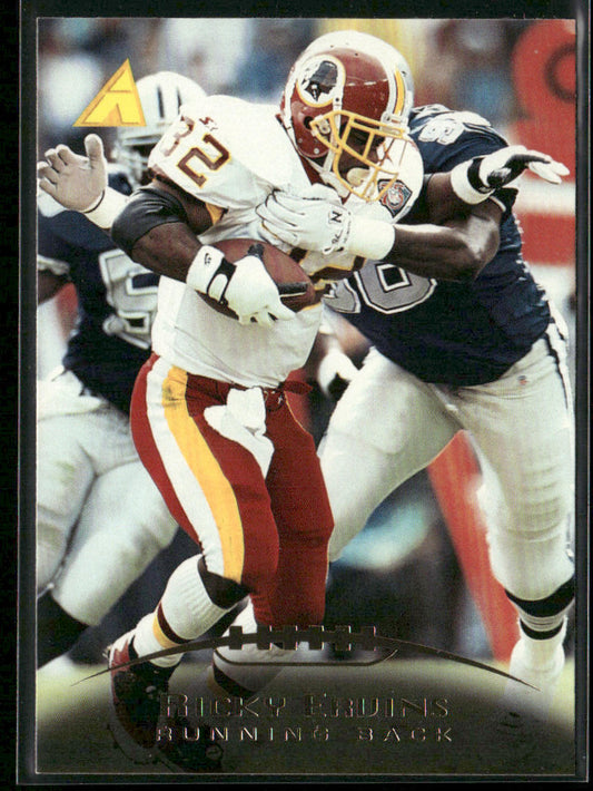Ricky Ervins 1995 Pinnacle #186 Washington Redskins