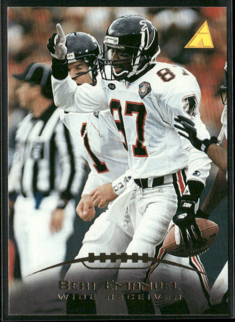 Bert Emanuel 1995 Pinnacle #59 Atlanta Falcons