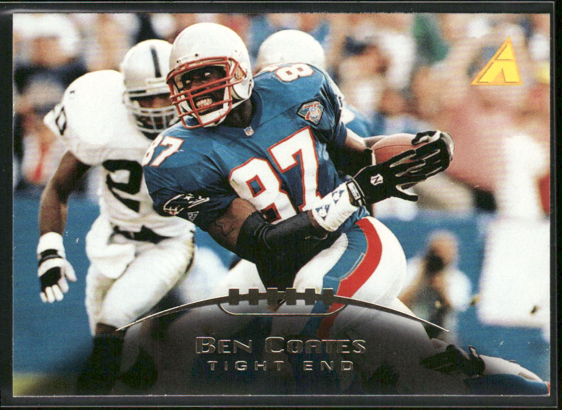 Ben Coates 1995 Pinnacle #30 New England Patriots
