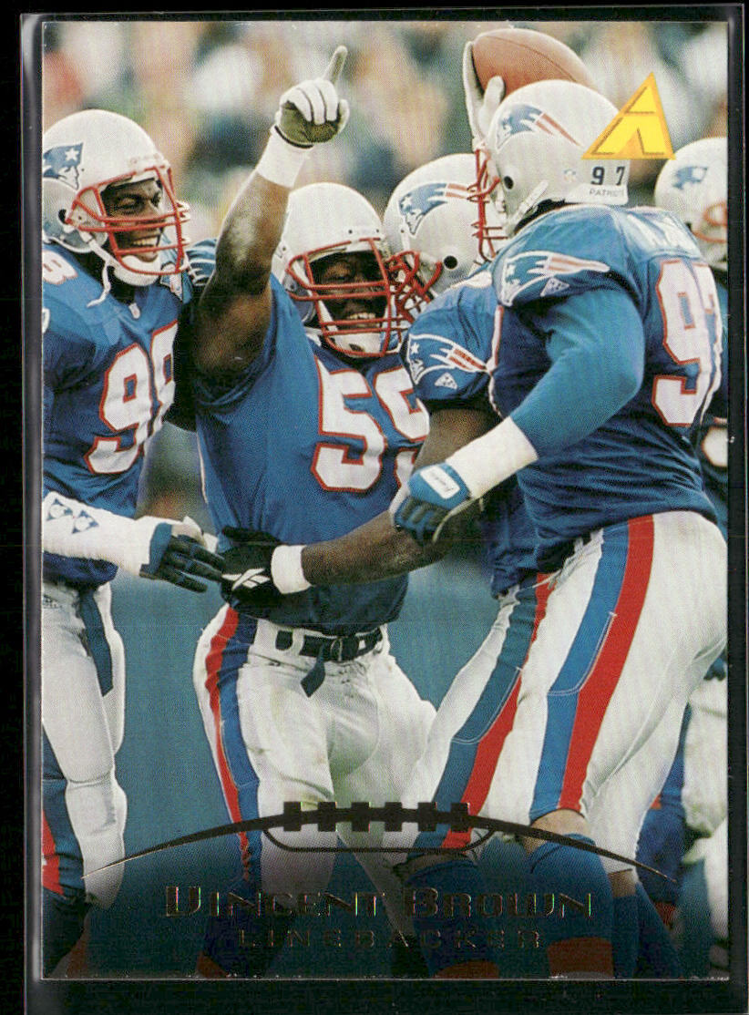 Vincent Brown 1995 Pinnacle #94 New England Patriots