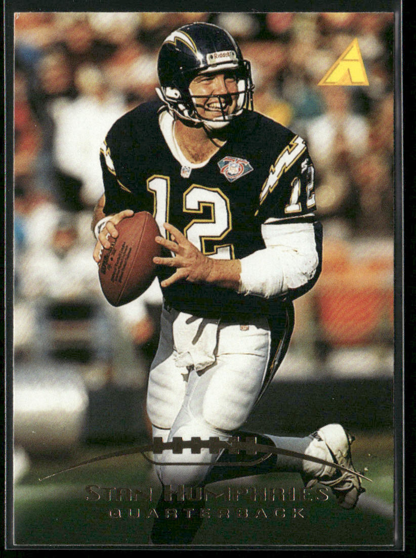 Stan Humphries 1995 Pinnacle #52 San Diego Chargers
