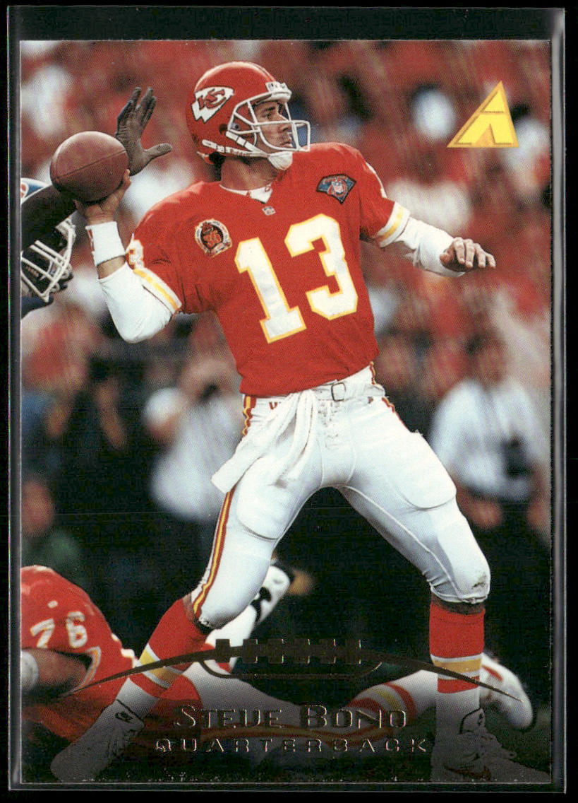 Steve Bono 1995 Pinnacle #127 Kansas City Chiefs
