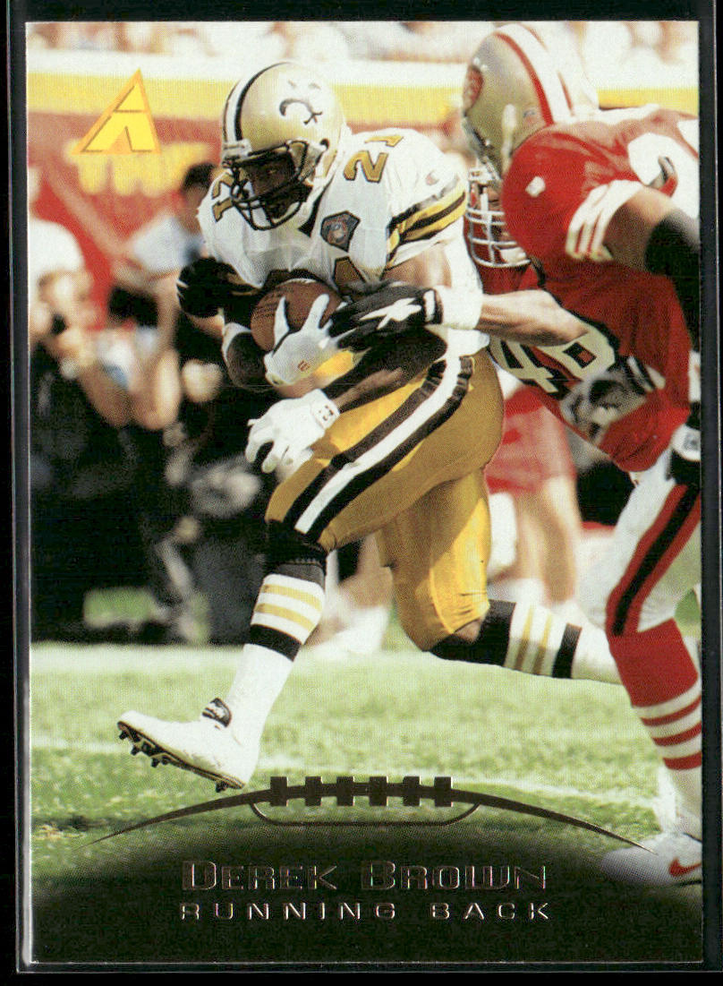 Derek Brown 1995 Pinnacle #176 New Orleans Saints