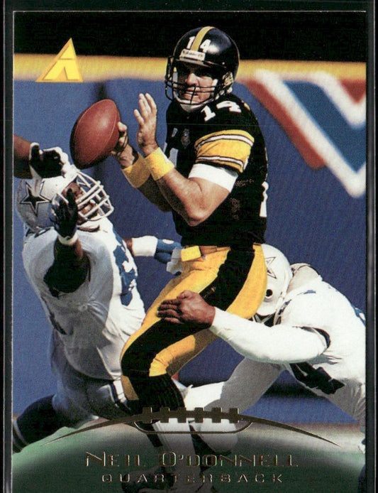 Neil O'Donnell 1995 Pinnacle #48 Pittsburgh Steelers