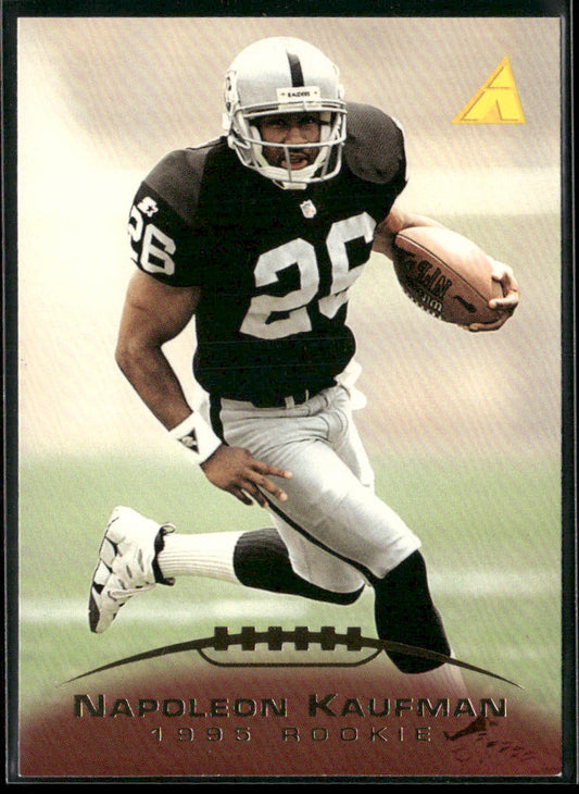 Napoleon Kaufman 1995 Pinnacle #218 RC Oakland Raiders