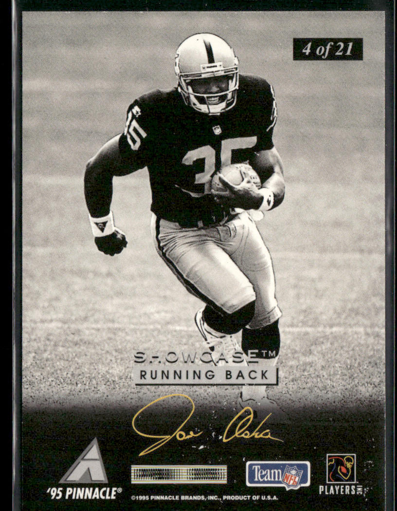 Joe Aska 1995 Pinnacle Showcase #4 Oakland Raiders