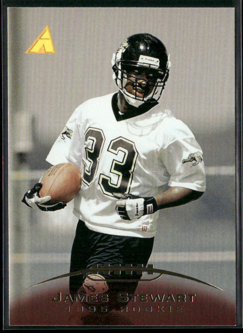 James Stewart 1995 Pinnacle #234 RC Jacksonville Jaguars