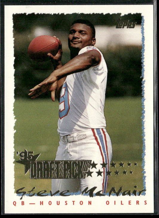 Steve McNair 1995 Topps #430 RC Houston Oilers