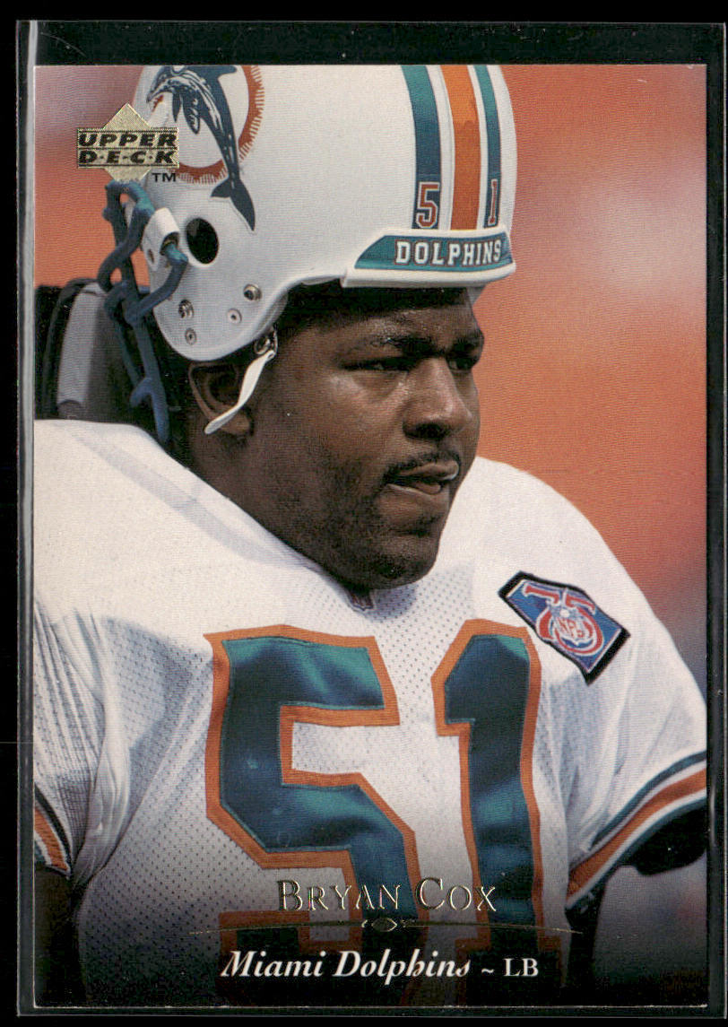 Bryan Cox 1995 Upper Deck #159 Miami Dolphins