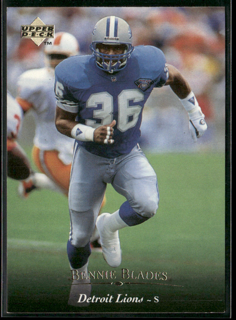 Bennie Blades 1995 Upper Deck #206 Detroit Lions