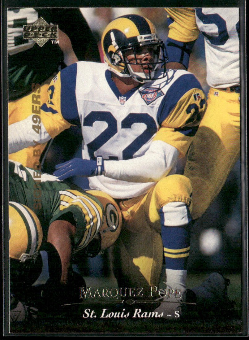 Marquez Pope 1995 Upper Deck #267 San Francisco 49ers