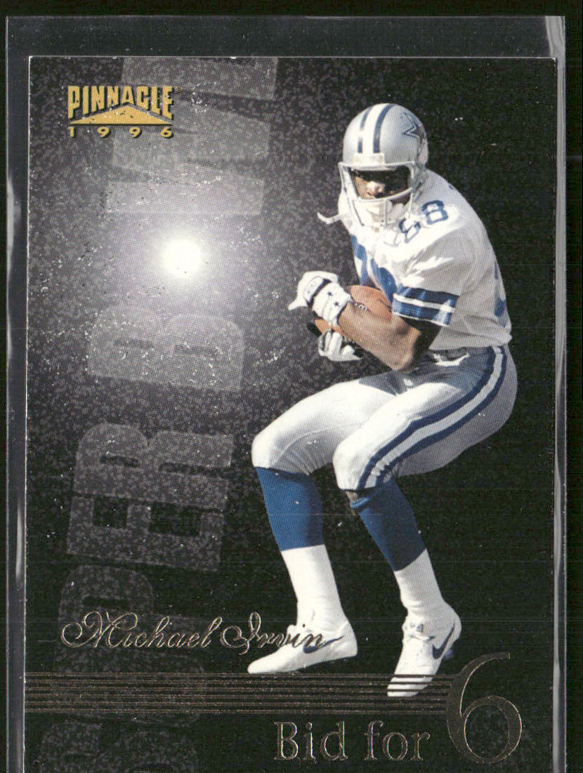Michael Irvin 1996 Pinnacle #185 Dallas Cowboys