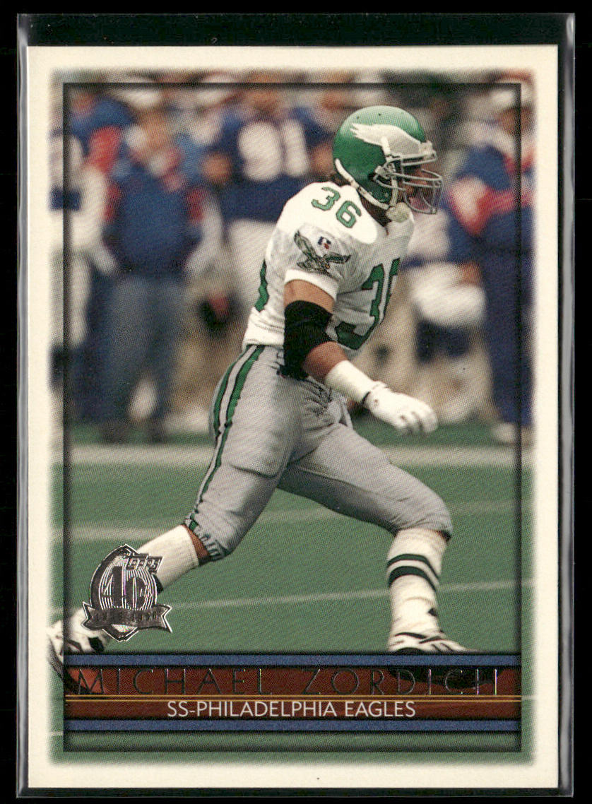 Michael Zordich 1996 Topps #91 Philadelphia Eagles